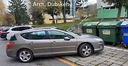 Listopadové parkování ve Strakonicích.