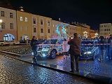 Sraz vánočně nazdobených aut v Kroměříži (prosinec 2024)