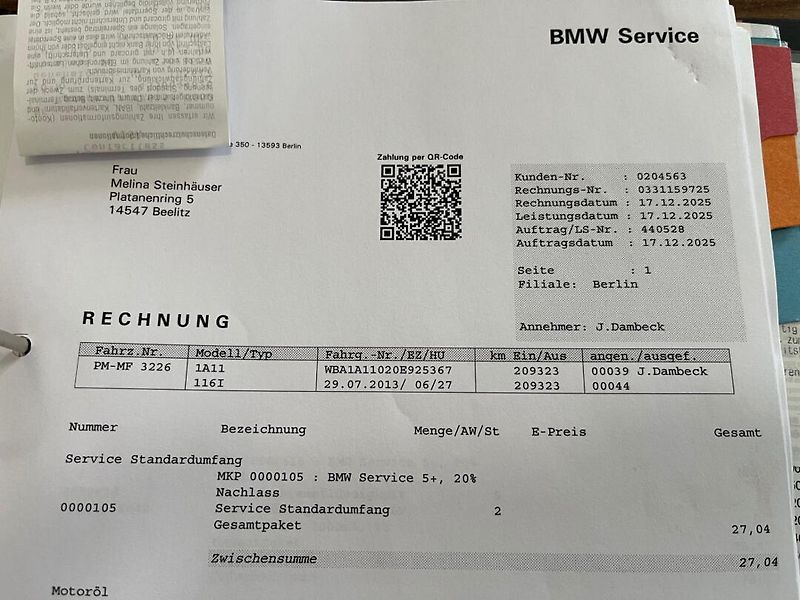 BMW Řada 1 (2013) 116 i SPORT Xenony - fotka 17 z 23