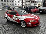 Start 58. ročníku Rallye Šumava na náměstí v Klatovech