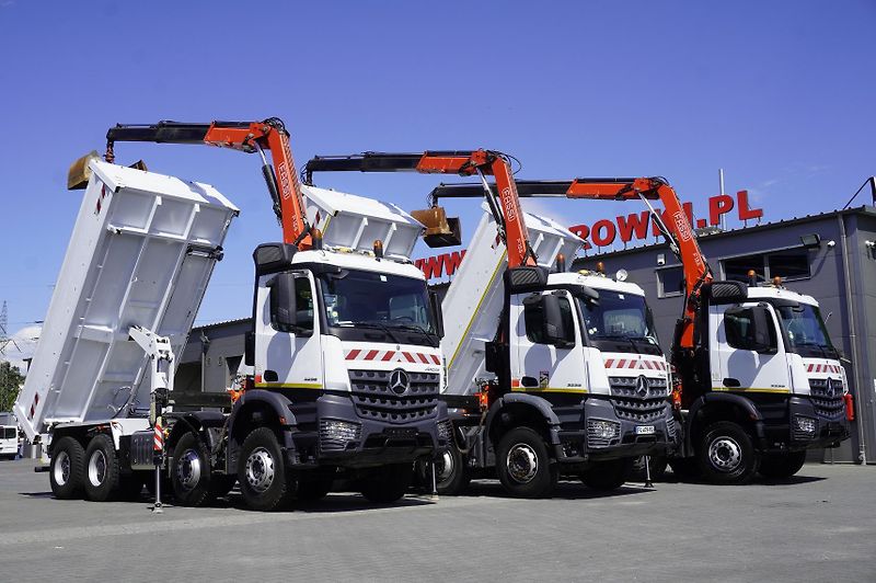 Mercedes-Benz (2020) Arocs 3236 8×4 / Crane Fassi - fotka 2 z 24