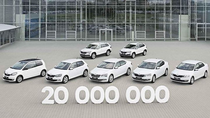 Škoda vyrobila už 20 milionů aut.
