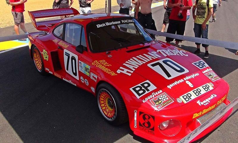 Porsche 935 s nímž si Paul Newman dojel se spolujezdci pro druhé místo při 24 hodin Le Mans 1979.