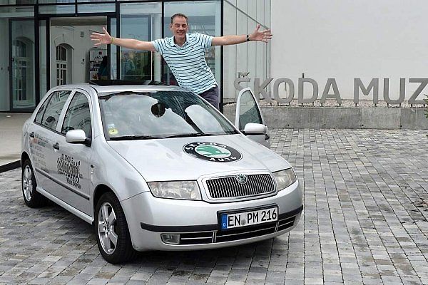 Škoda Fabia s milionem ujetých kilometrů.