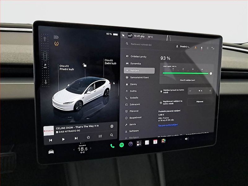 Tesla Model 3 (2023) Standard Range 60kWh, SoH 95% - fotka 24 z 31