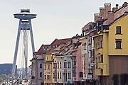 Most Slovenského národního povstání je dominantou Bratislavy. Vévodí mu restaurace na hlavici pylonu ve výšce 85 metrů, která dnes nese název UFO. Je spojená s vyhlídkovou plošinou, z níž je za dobré viditelnosti možné dohlédnout až sto kilometrů daleko.