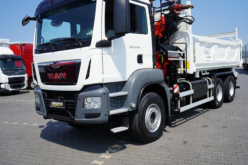 MAN TGS (2019) 33.420 / E 6 / WYWROTKA + HDS  - fotka 31 z 62