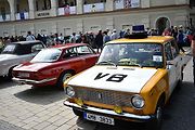 Nablýskané historické vozidla a motorky obsadily v neděli 19. května centrum Prostějova. 19.5. 2024