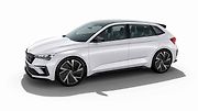 Škoda Vision RS má karosérii hatchback s rozměry vozů nižší střední třídy