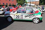 Škoda Favorit posádky Emil Triner - Julius Gál.