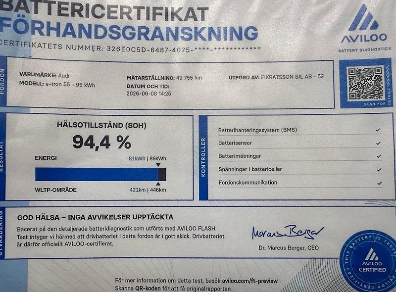 Audi e-tron 55 Quattro SoH 94% Kam Tažné - fotka 3 z 23
