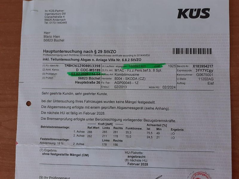 Škoda Octavia (2013) KOMBI 1.4 TSI AMBIENTE - fotka 27 z 27