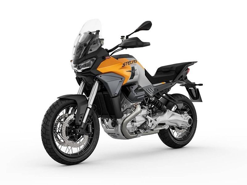 Moto Guzzi V 100 Stelvio (2024) Stelvio V100 PPF Giallo Savana - fotka 3 z 10
