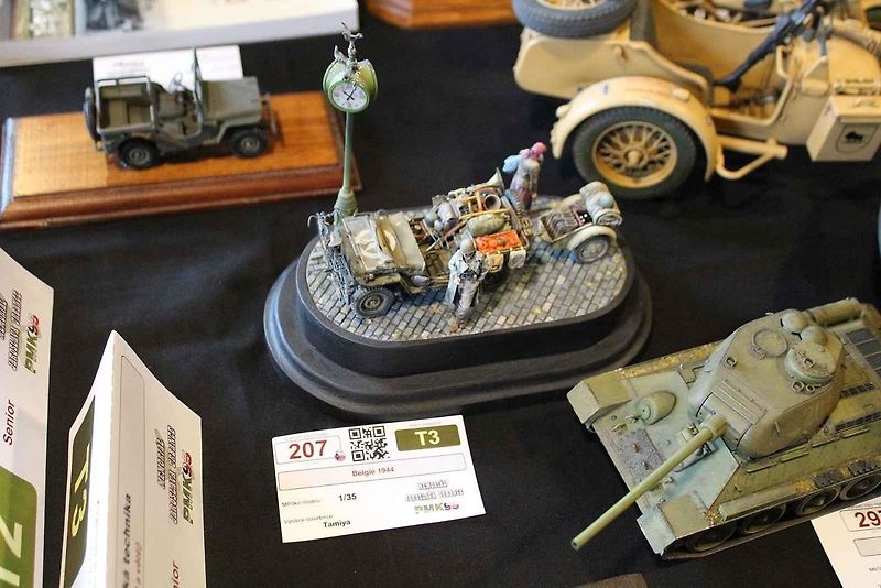 Letošní ročník modelářské výstavy a soutěže v Telnici na Ústecku byl jubilejní - desátý. Jinak soutěž má již čtyřicetiletou tradici. Na snímku je model vozu Tatra 147.