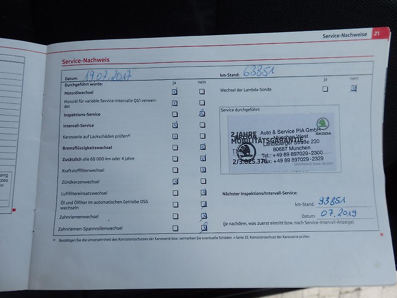 Škoda Octavia 1,2TSI FAMILY, SERVISNÍ KNÍŽKA - fotka 17 z 24