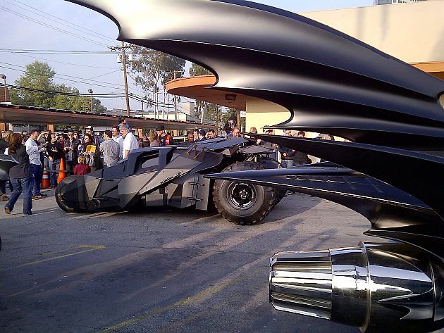 Original Batmobile z filmové trilogie Temný rytíř režiséra Schumachera., zdroj: Wikimedia Commons, Tim-desser, CC0