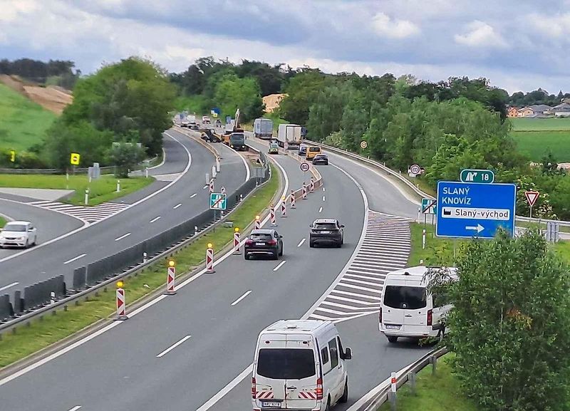 Největší posun je možné vidět na úseku Slaný – Kutrovice.