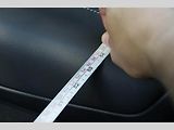 Vpředu v nejužším místě napříč - 135 cm