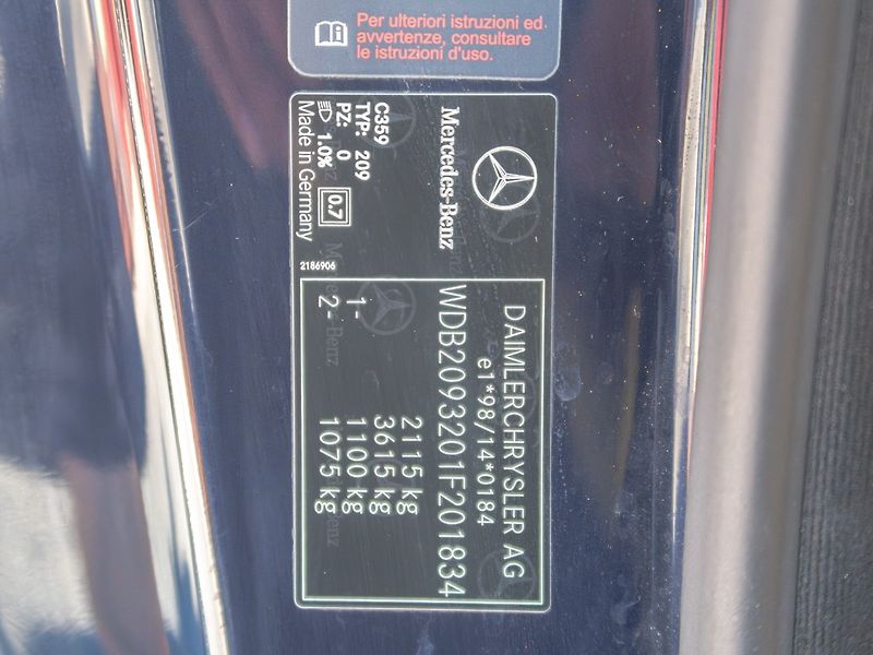 Mercedes-Benz CLK (2006) 320CDI 165KW mat – FAKTURY - fotka 37 z 46
