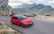 Volkswagen Golf GTI 7. generace v aktuální podobě po faceliftu.