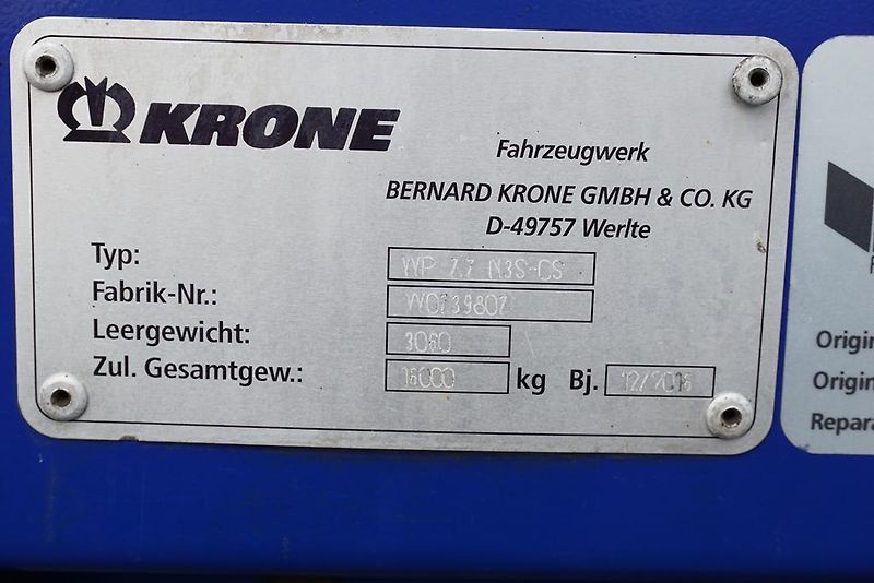 Mercedes-Benz (2016) KRONE / ZABUDOWA / BDF / FIRAN - fotka 8 z 11