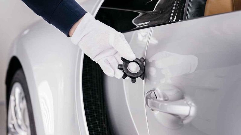 Výrobní prostory Bugatti Chiron ve francouzském Molsheimu.