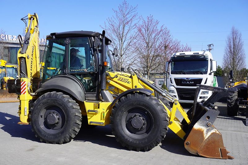 New Holland (2021) B 115 C backhoe loader/1000mth - fotka 9 z 24