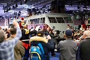 Rychlostní vlak Bugatti Autorail byl hvězdou letošní výstavy Rétromobile na výstavišti Paris Expo Porte de Versailles.