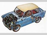Průřez Trabant 601.