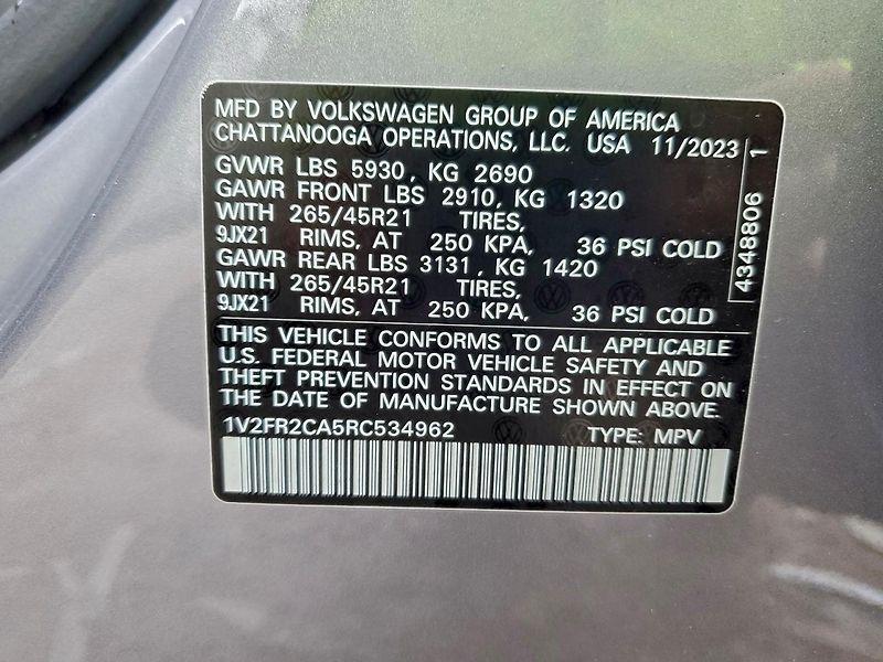 Volkswagen Atlas (2024) Auto na cestě - fotka 13 z 13