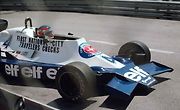 Patrick Depailler při Grand Prix Monaka 1978, kterou vyhrál.