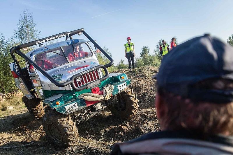 Trucktrial v Pístově u Jihlavy.