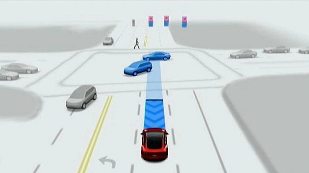Tesla FSD., zdroj: Se souhlasem Radka Landy.