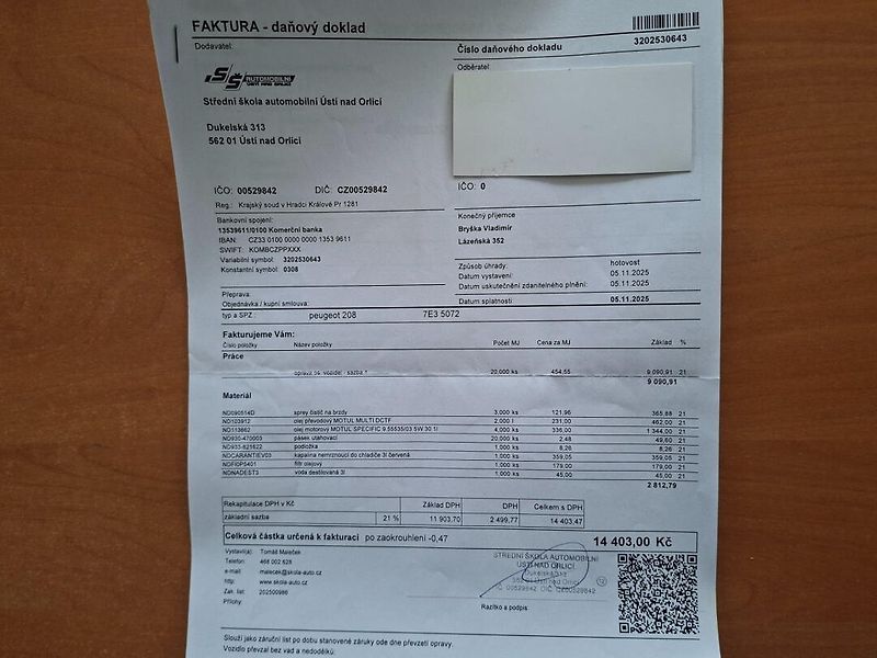 Peugeot 208 (2015) 1.0i 50kW -KLIMA-SENZORY - fotka 37 z 42