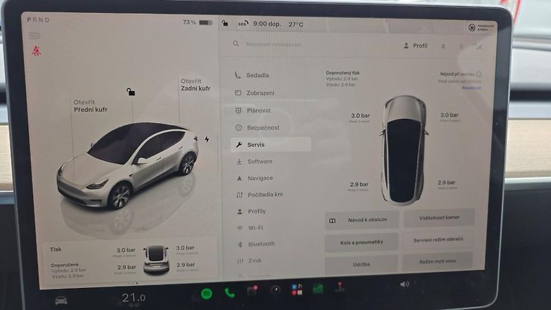 Tesla Model Y (2022) Long Range AWD SoH 91,4% - fotka 28 z 37