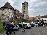 Sraz vozů Porsche ve Švihově na hradě.