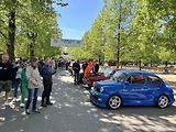 Kolonádu ovládla italská auta, na náměstí se dala ochutnat jihoevropská jídla.