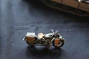 Model motocyklu Harley Davidson.