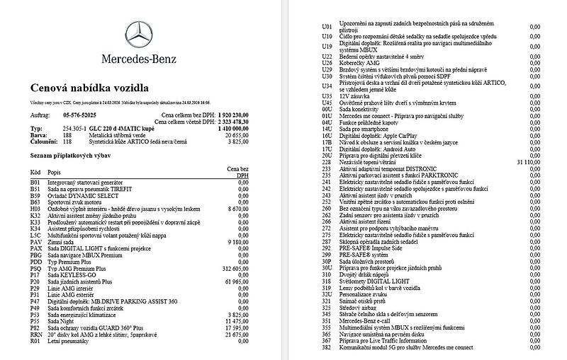 Mercedes-Benz GLC 220d 4M kupé -Premium PLUS - fotka 23 z 24