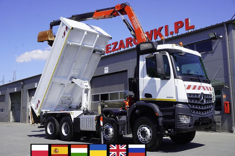 Mercedes-Benz (2020) Arocs 3236 8×4 / Crane Fassi - fotka 1 z 24