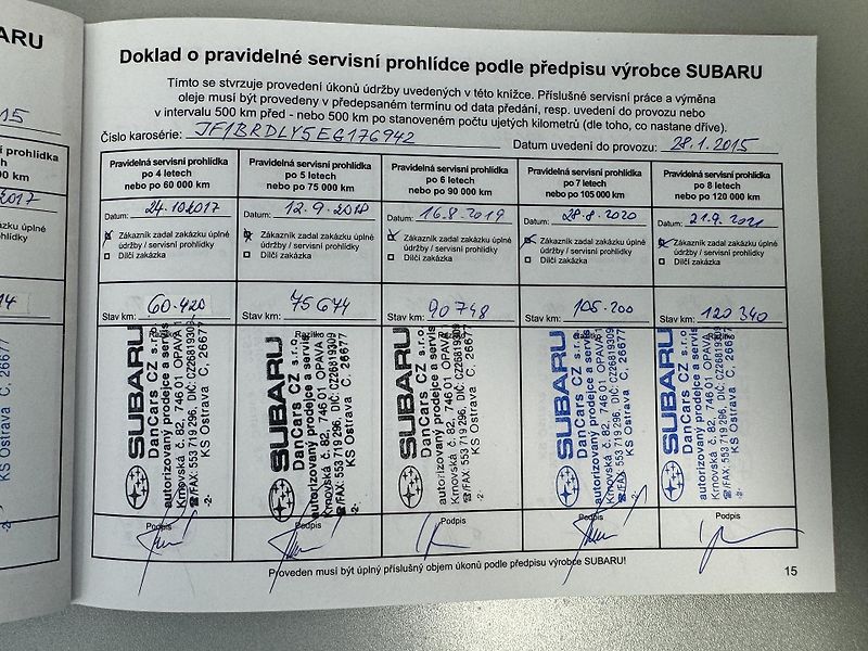 Subaru Outback 2.0D Comfort Cross Line CVT,CZ - fotka 47 z 50