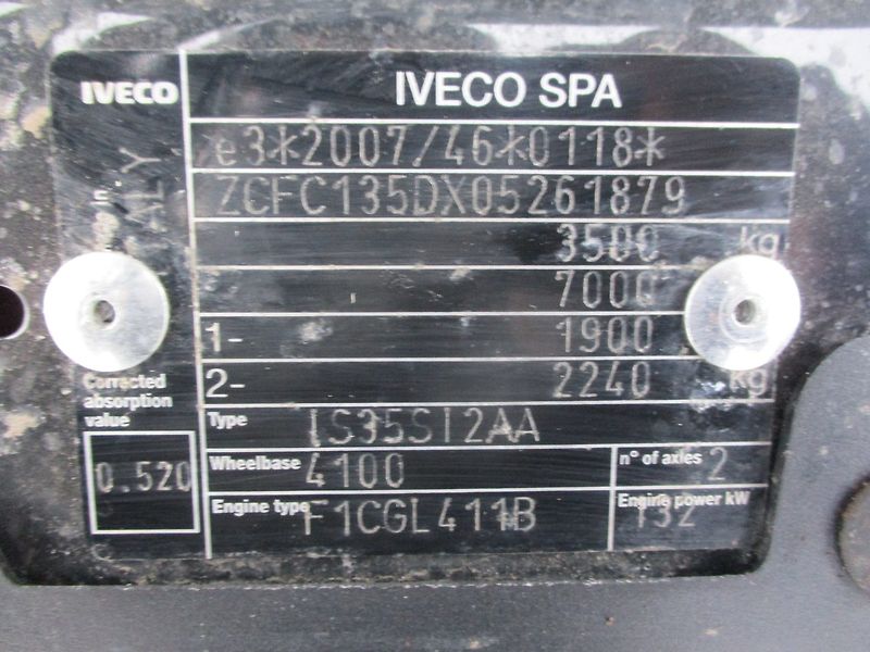 Iveco 35S18 3,0L 10 palet čelo - fotka 35 z 37