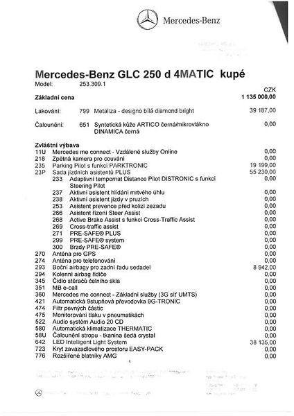 Mercedes-Benz GLC (2017) Coupé 250 d 4M AIR AMG Line - fotka 16 z 18