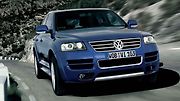 Touareg W12 Sport. Motor z vrcholné verze Phaetonu nakonec skončil také v Touaregu. Možná proto, že se chtěl Volkswagen počtem koní vyrovnat Porsche Cayenne. Možná proto, že na označení W12 slyší mnoho megalomanů. A taky možná proto, že to prostě šlo.