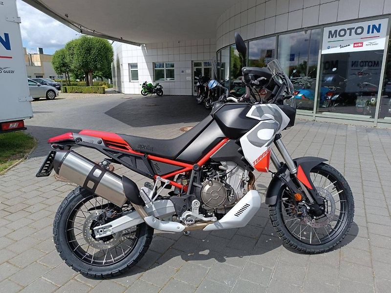 Aprilia Tuareg 660 (2026) Hailstorm White 2025 E5+ (slev - fotka 8 z 8