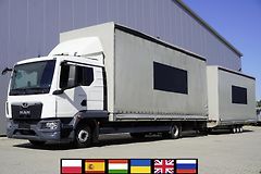 MAN TGL (2022) 8.190 4x2 Truck+trailer/ 120m3 - fotografie inzerátu