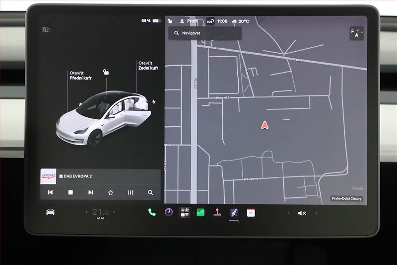Tesla Model 3 (2020) Long Range 4WD 74kWh, SoH 92% - fotka 12 z 26