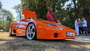 Tři roky práce. Petr Borovec z Aše si Lamborghini Diablo postavil po svém.