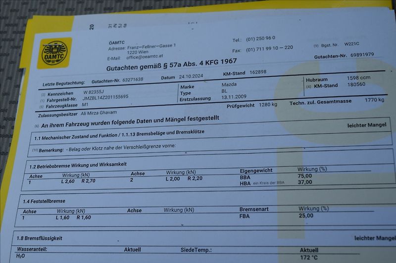 Mazda 3 1,6 i 77KW VÝHŘEV NOVÁ STK - fotka 46 z 47