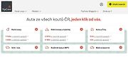 Nová podoba webového portálu TipCars. Přehledné členění do kategorií.